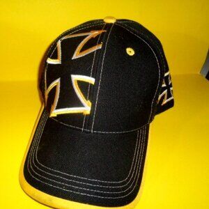 Adult Ballcap, Surfers Cross Style By Caps Club, Velcro Adjustable New